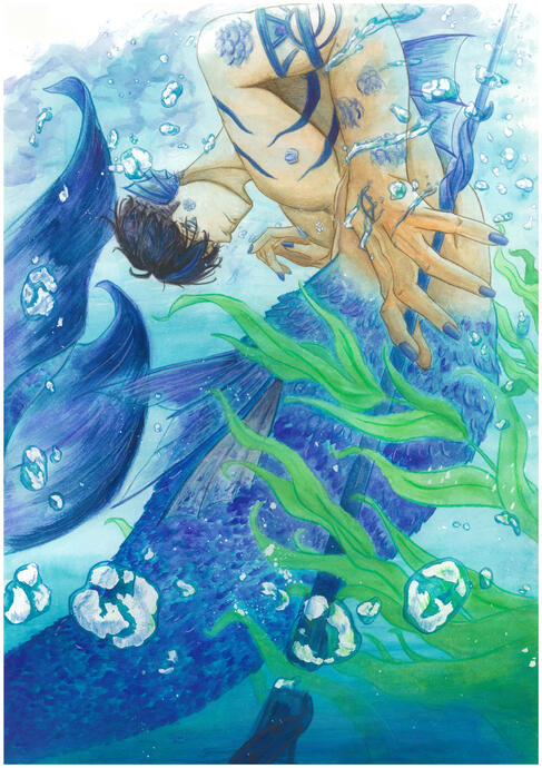 Mermaid (Watercolour)